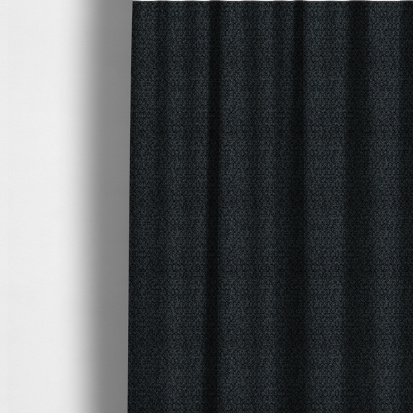 Balmoral Hard Wearing Boucle Upholstery Fabric Charcoal Colour CTR-1835 - Made To Measure Curtains