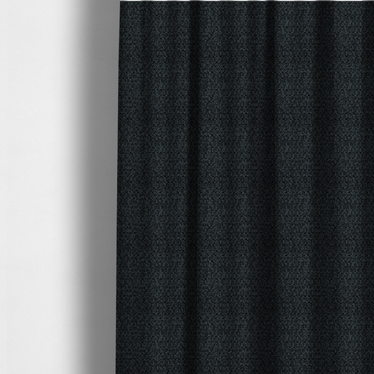 Balmoral Hard Wearing Boucle Upholstery Fabric Charcoal Colour CTR-1835 - Made To Measure Curtains