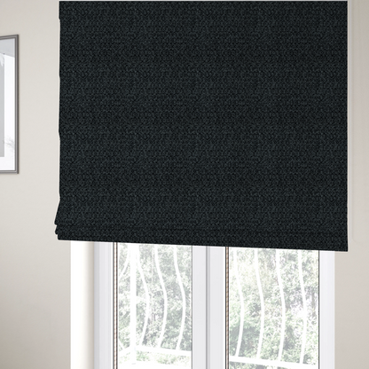 Balmoral Hard Wearing Boucle Upholstery Fabric Charcoal Colour CTR-1835 - Roman Blinds