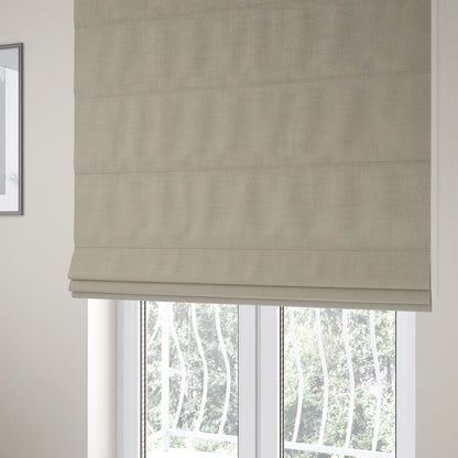 Taj Textured Weave Grey Beige Colour Upholstery Fabric CTR-1835 - Roman Blinds