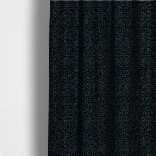 Balmoral Hard Wearing Boucle Upholstery Fabric Blue Colour CTR-1836 - Made To Measure Curtains