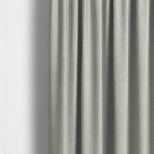 Mahal Textured Weave Silver Colour Upholstery Fabric CTR-1836 - Made To Measure Curtains