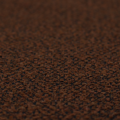 Balmoral Hard Wearing Boucle Upholstery Fabric Burnt Orange Colour CTR-1837