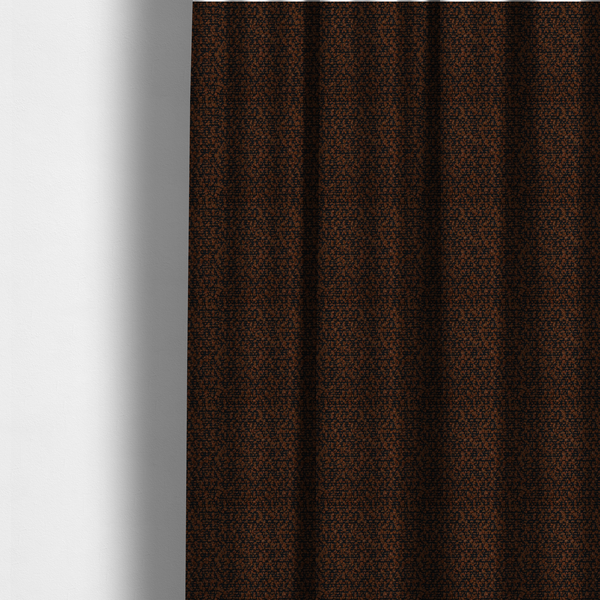 Balmoral Hard Wearing Boucle Upholstery Fabric Burnt Orange Colour CTR-1837 - Made To Measure Curtains