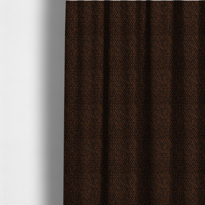 Balmoral Hard Wearing Boucle Upholstery Fabric Burnt Orange Colour CTR-1837 - Made To Measure Curtains