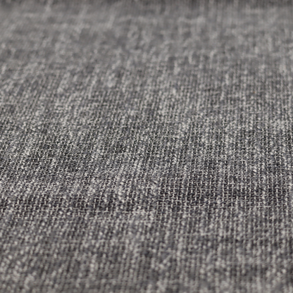 Alabama Durable Woven Hopsack Upholstery Fabric Black Colour CTR-1838 - Handmade Cushions