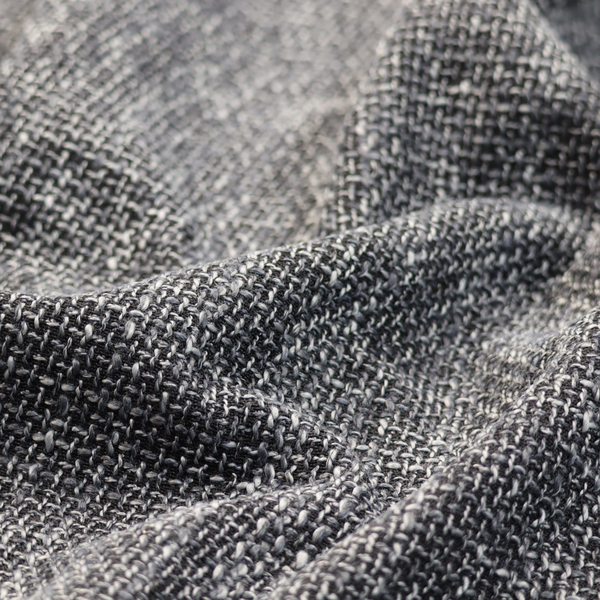 Alabama Durable Woven Hopsack Upholstery Fabric Black Colour CTR-1838 - Handmade Cushions