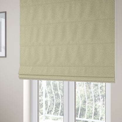 Ivory Boucle Recycled PET Material Cream Colour Upholstery Fabric CTR-1840 - Roman Blinds