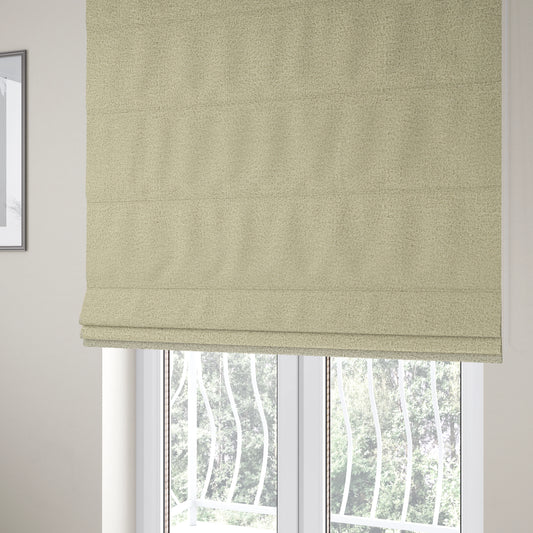 Ivory Boucle Recycled PET Material Cream Colour Upholstery Fabric CTR-1840 - Roman Blinds