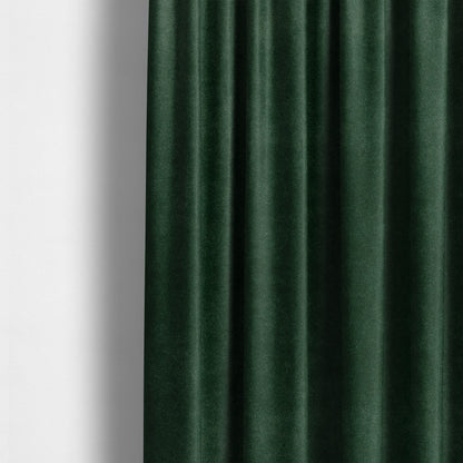 Chile Soft Smooth Plain Velvet Green Colour Upholstery Fabric CTR-1846 - Made To Measure Curtains