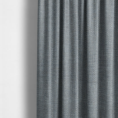 Cape Textured Weave Light Blue Colour Upholstery Fabric CTR-1852 - Made To Measure Curtains