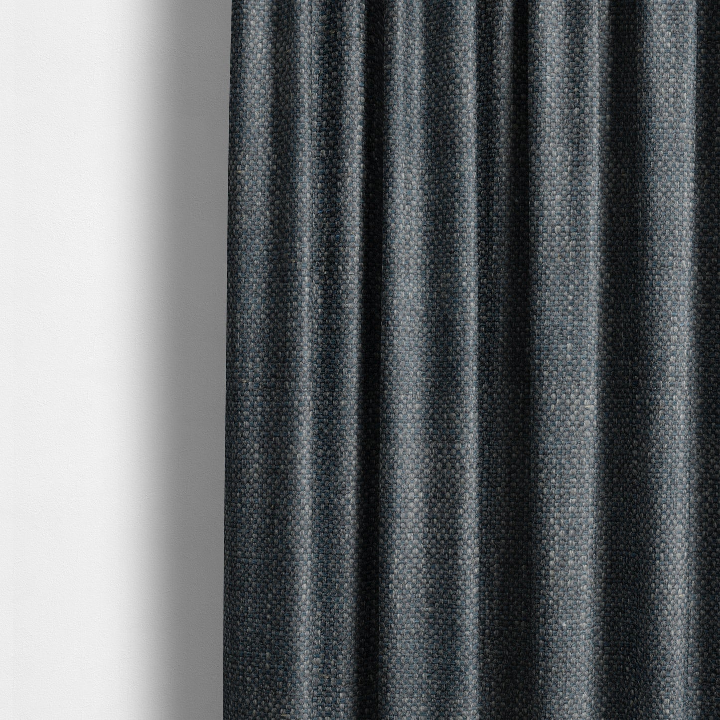 Cape Textured Weave Grey Blue Colour Upholstery Fabric CTR-1854 - Made To Measure Curtains