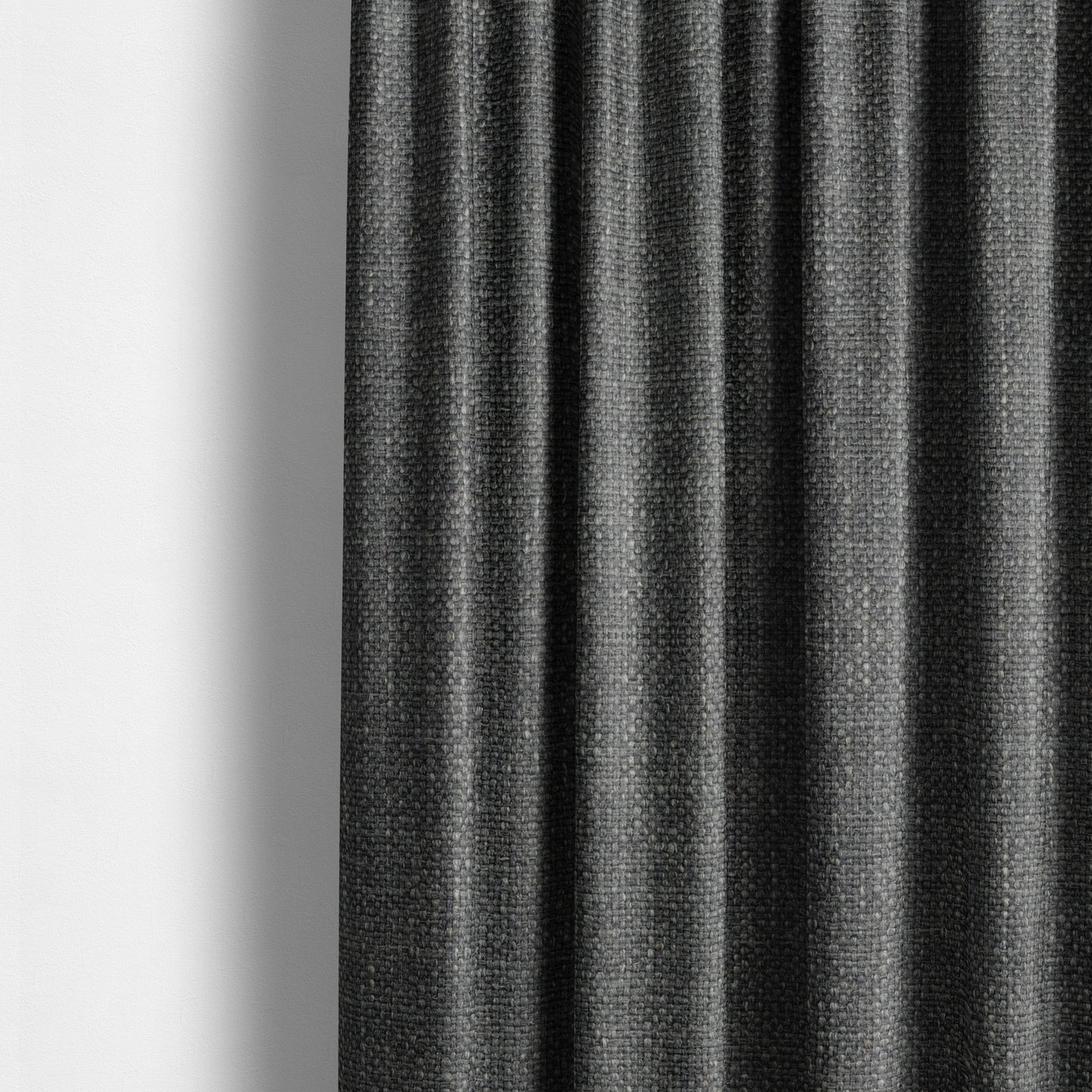 Cape Textured Weave Grey Colour Upholstery Fabric CTR-1855 - Made To Measure Curtains