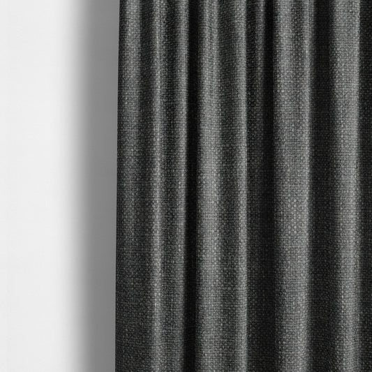 Cape Textured Weave Grey Colour Upholstery Fabric CTR-1855 - Made To Measure Curtains