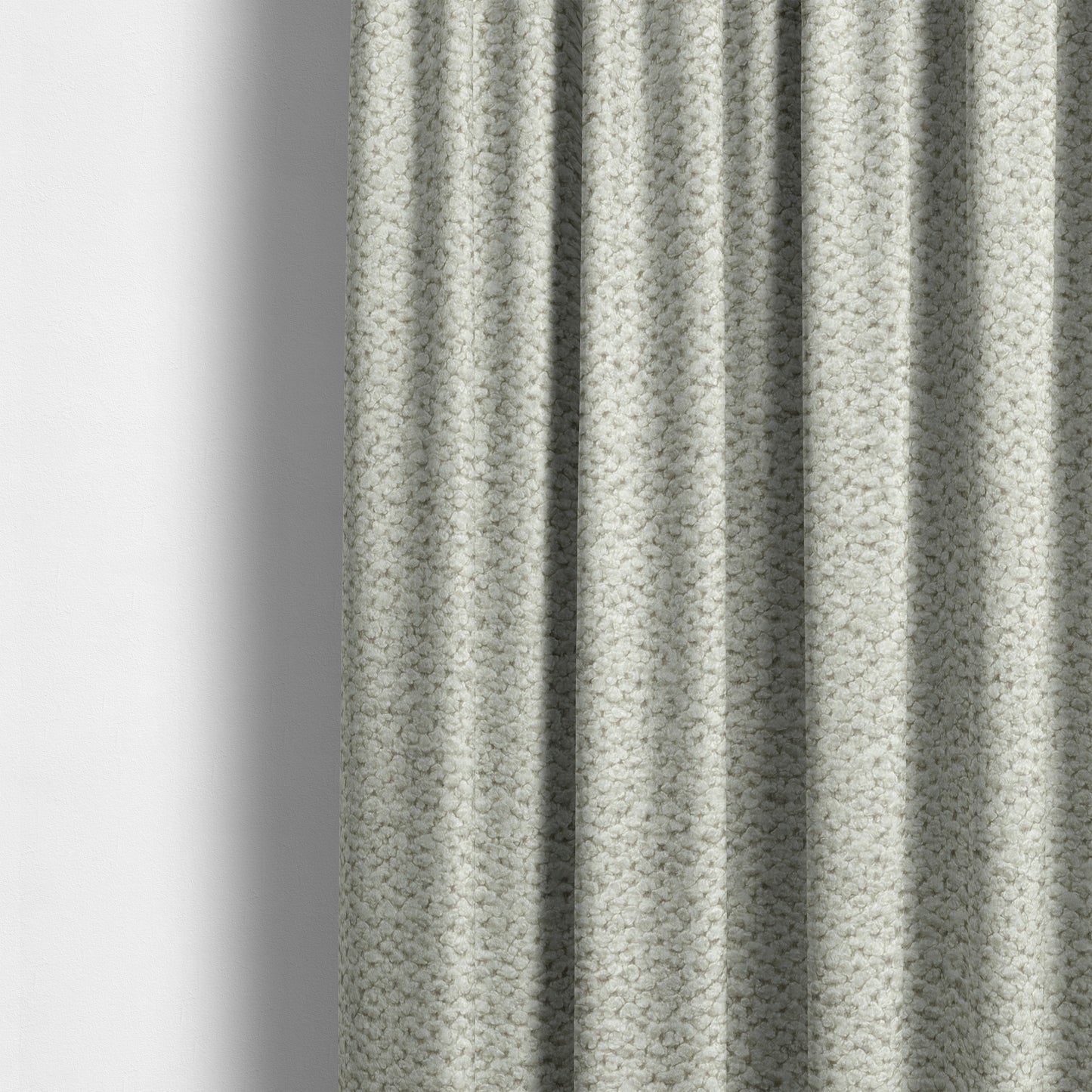 Tokyo Plain Soft Woven Textured White Colour Upholstery Fabric CTR-1856 - Made To Measure Curtains