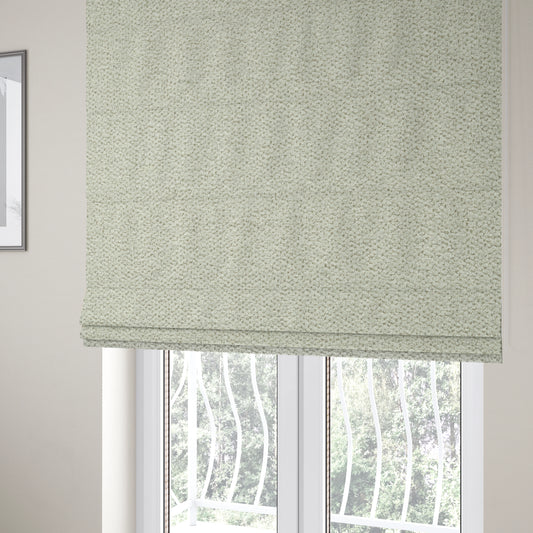 Tokyo Plain Soft Woven Textured White Colour Upholstery Fabric CTR-1856 - Roman Blinds