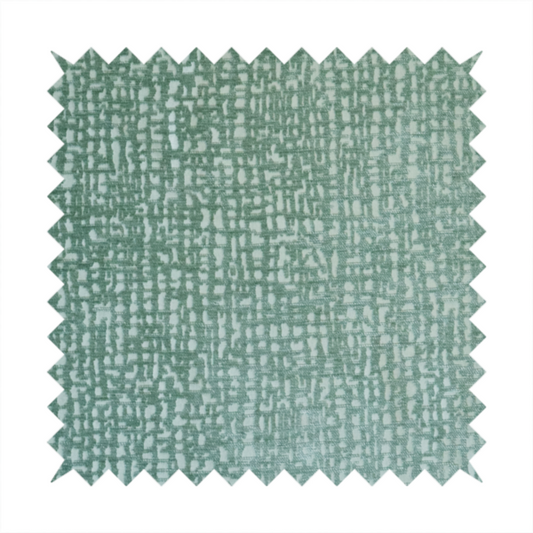 Tela Semi Plain Soft Textured Chenille In Jade Green Upholstery Fabric CTR-1860