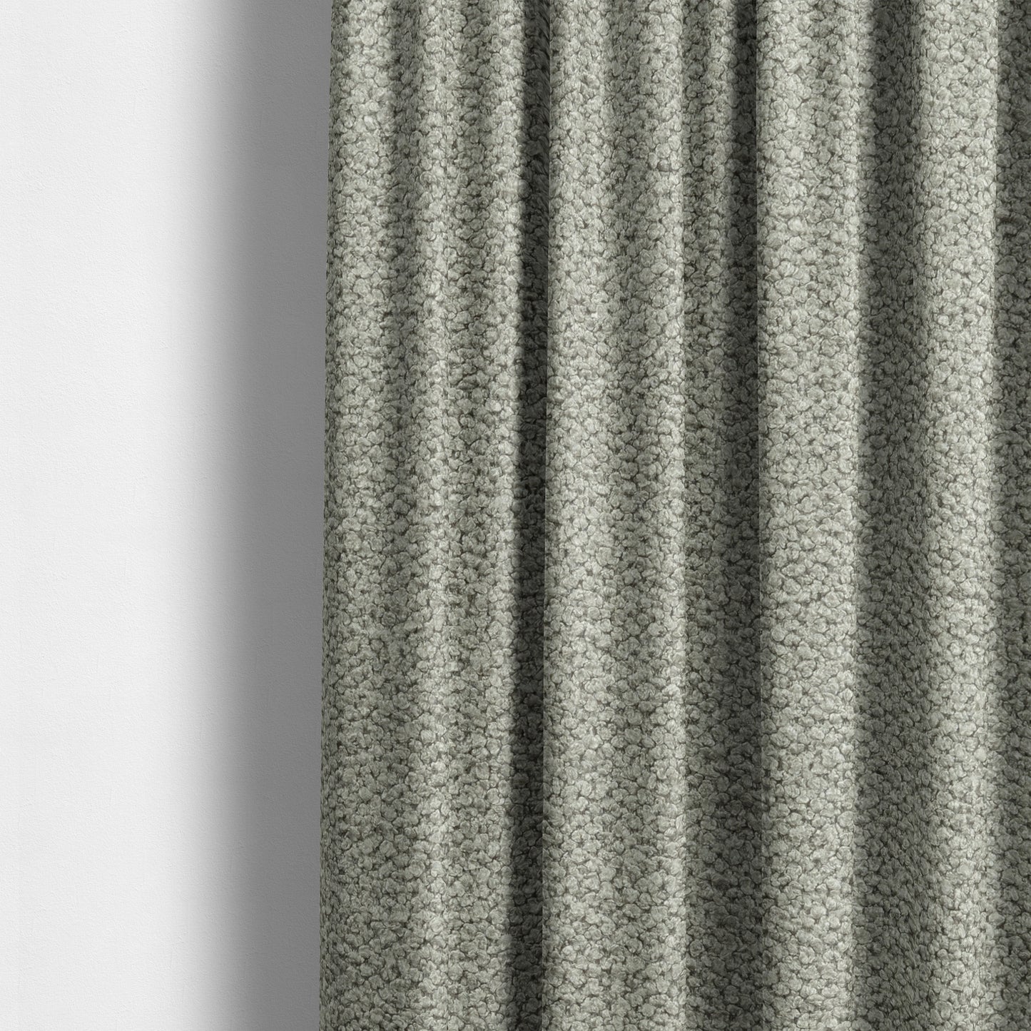 Tokyo Plain Soft Woven Textured Silver Colour Upholstery Fabric CTR-1860 - Made To Measure Curtains