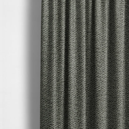 Tokyo Plain Soft Woven Textured Grey Colour Upholstery Fabric CTR-1861 - Made To Measure Curtains