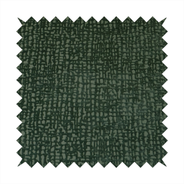 Tela Semi Plain Soft Textured Chenille Upholstery Fabric In Green CTR-1862