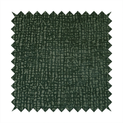 Tela Semi Plain Soft Textured Chenille Upholstery Fabric In Green CTR-1862