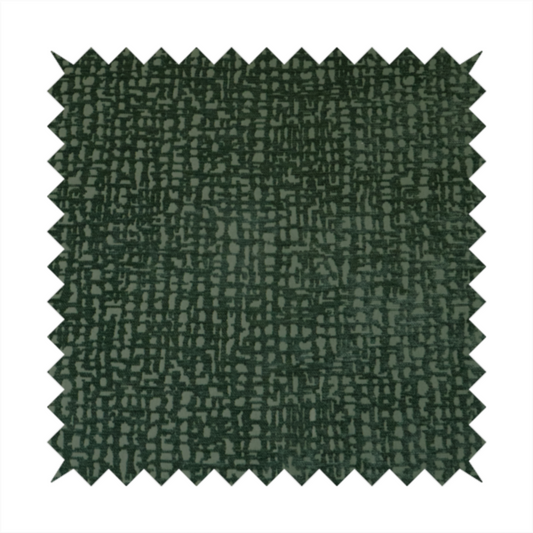 Tela Semi Plain Soft Textured Chenille Upholstery Fabric In Green CTR-1862