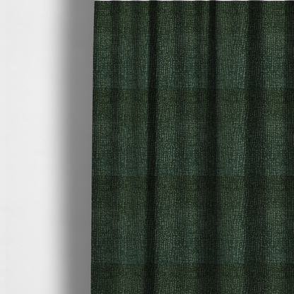 Tela Semi Plain Soft Textured Chenille Upholstery Fabric In Green CTR-1862 - Made To Measure Curtains