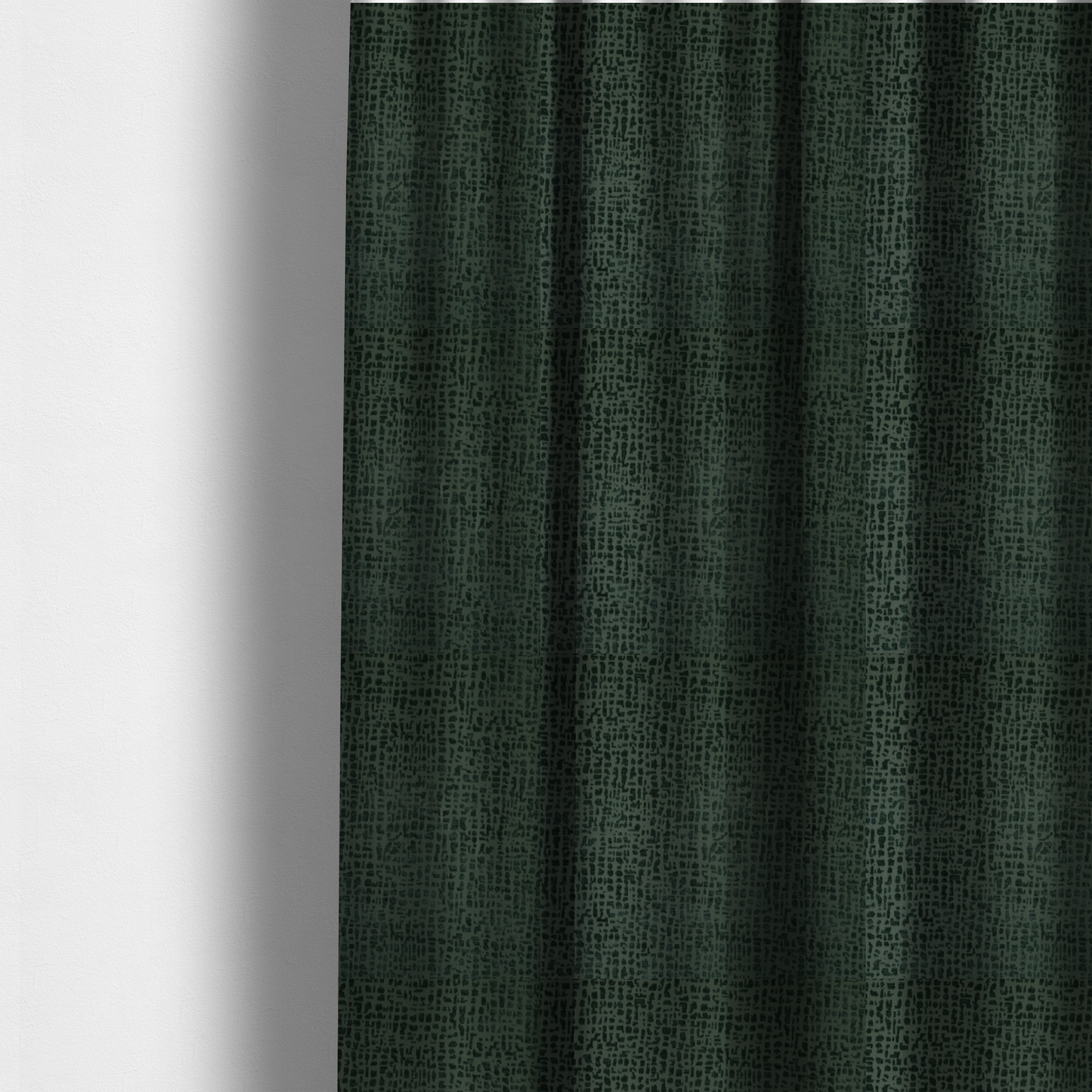 Tela Semi Plain Soft Textured Chenille Upholstery Fabric In Green CTR-1863 - Made To Measure Curtains