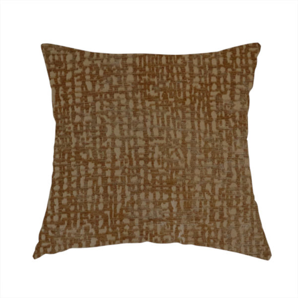 Tela Semi Plain Soft Textured Chenille Upholstery Fabric In Yellow CTR-1864- Handmade Cushions