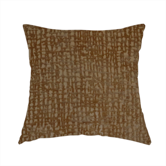 Tela Semi Plain Soft Textured Chenille Upholstery Fabric In Yellow CTR-1864- Handmade Cushions