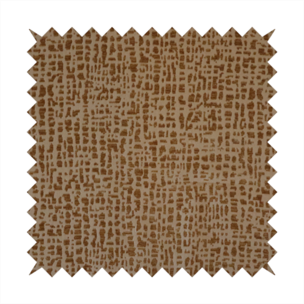 Tela Semi Plain Soft Textured Chenille Upholstery Fabric In Yellow CTR-1865