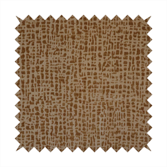 Tela Semi Plain Soft Textured Chenille Upholstery Fabric In Yellow CTR-1865