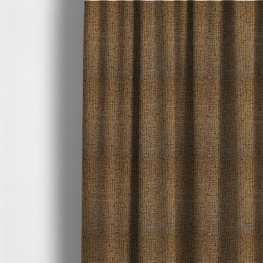 Tela Semi Plain Soft Textured Chenille Upholstery Fabric In Yellow CTR-1865- Made To Measure Curtains