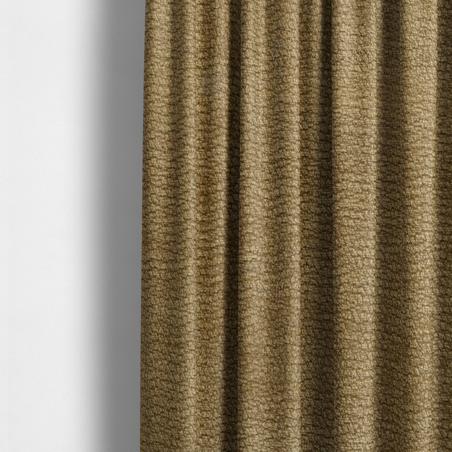 Goa Plain Chenille Soft Textured Brown Colour Upholstery Fabric CTR-1865 - Made To Measure Curtains