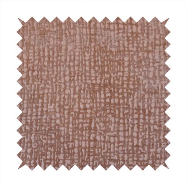 Tela Semi Plain Soft Textured Chenille In Pink Upholstery Fabric CTR-1868