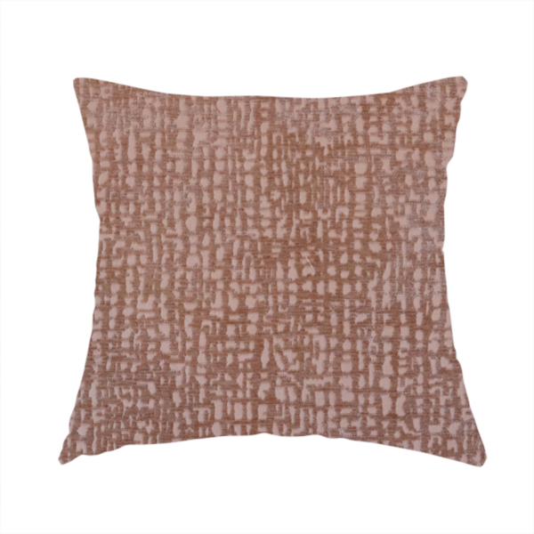 Tela Semi Plain Soft Textured Chenille In Pink Upholstery Fabric CTR-1868 - Handmade Cushions
