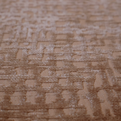 Tela Semi Plain Soft Textured Chenille In Pink Upholstery Fabric CTR-1868