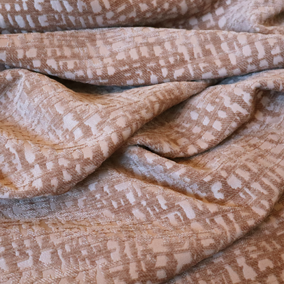 Tela Semi Plain Soft Textured Chenille In Pink Upholstery Fabric CTR-1868