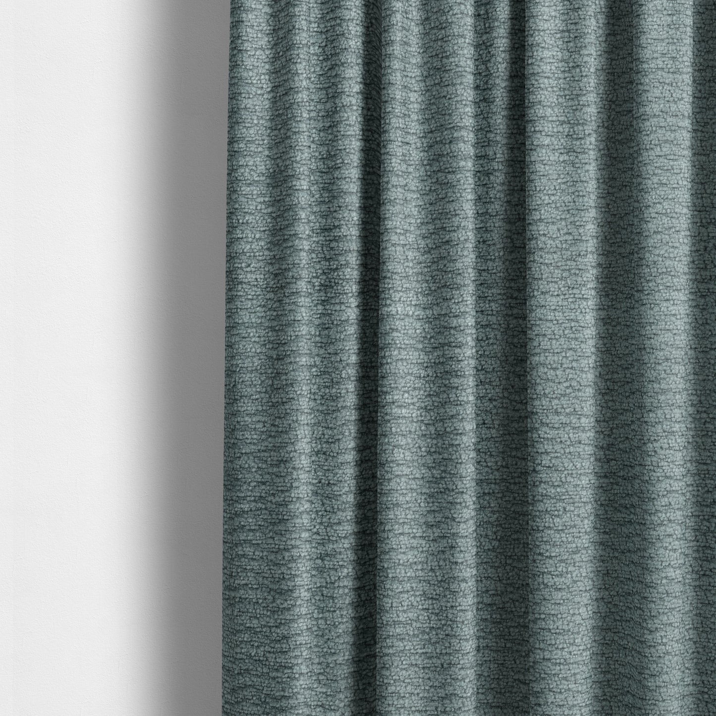 Goa Plain Chenille Soft Textured Light Blue Colour Upholstery Fabric CTR-1868 - Made To Measure Curtains