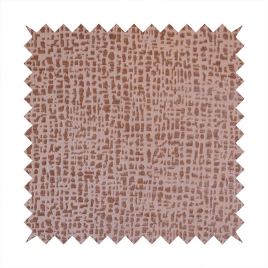 Tela Semi Plain Soft Textured Chenille In Pink Upholstery Fabric CTR-1869