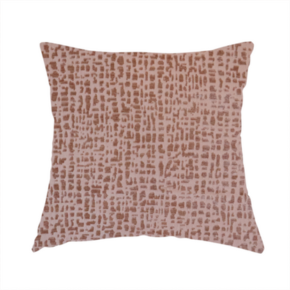 Tela Semi Plain Soft Textured Chenille In Pink Upholstery Fabric CTR-1869 - Handmade Cushions