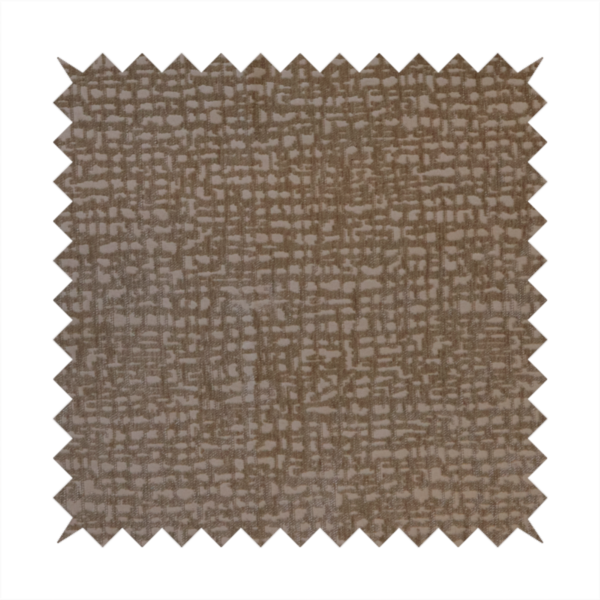 Tela Semi Plain Soft Textured Chenille In Mocha Brown Upholstery Fabric CTR-1870