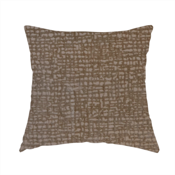 Tela Semi Plain Soft Textured Chenille In Mocha Brown Upholstery Fabric CTR-1870 - Handmade Cushions