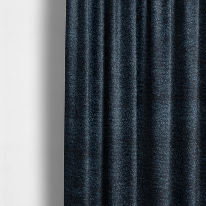 Goa Plain Chenille Soft Textured Navy Blue Colour Upholstery Fabric CTR-1870 - Made To Measure Curtains