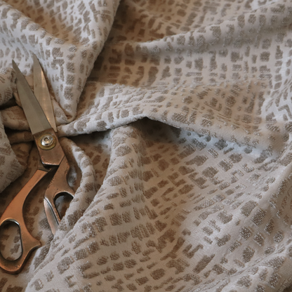 Tela Semi Plain Soft Textured Chenille In Mocha Brown Upholstery Fabric CTR-1871