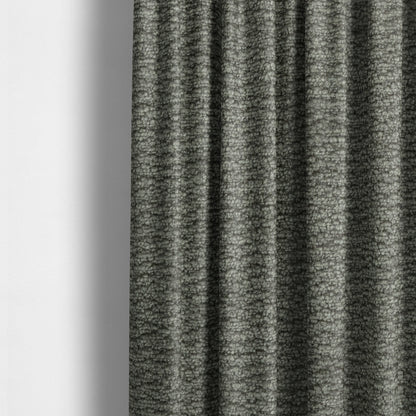 Goa Plain Chenille Soft Textured Silver Cloud Colour Upholstery Fabric CTR-1871 - Made To Measure Curtains