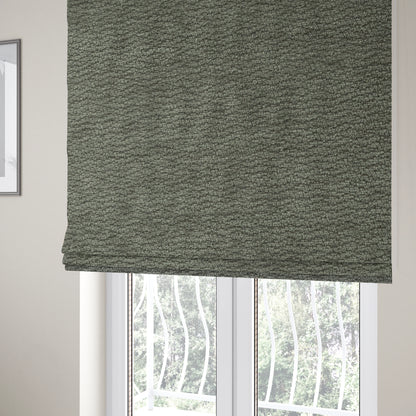 Goa Plain Chenille Soft Textured Silver Cloud Colour Upholstery Fabric CTR-1871 - Roman Blinds