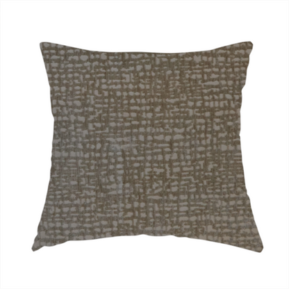 Tela Semi Plain Soft Textured Chenille In Light Brown Upholstery Fabric CTR-1872 - Handmade Cushions