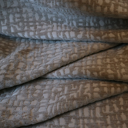 Tela Semi Plain Soft Textured Chenille In Light Brown Upholstery Fabric CTR-1872