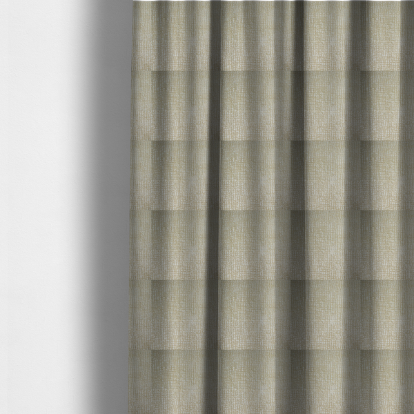 Tela Semi Plain Soft Textured Chenille In Cream Upholstery Fabric CTR-1874 - Made To Measure Curtains